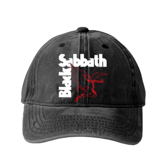 Discover Black Sabbath Creature Unisex Washed Denim Baseball Caps