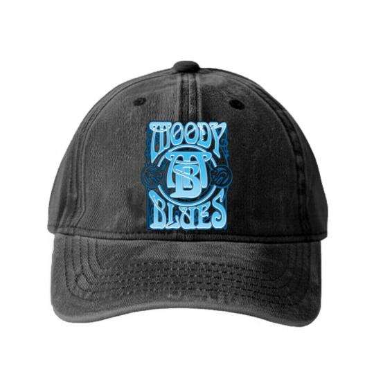 Discover The Moody Blues rock band Washed Denim Baseball Caps black Unisex All Sizes S to 5Xl 1PT510