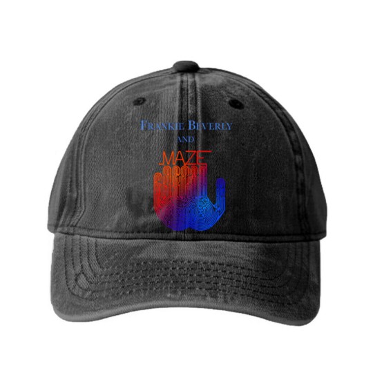 Discover Frankie Beverly And Maze Washed Denim Baseball Caps