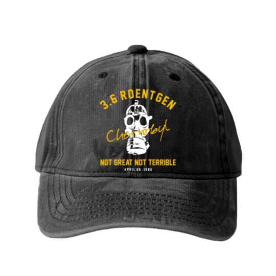 Discover 3.6 Roentgen - Chernobyl Washed Denim Baseball Caps