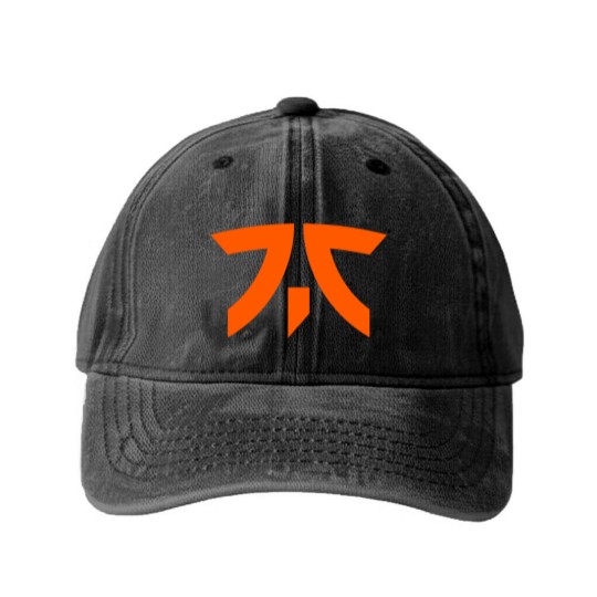 Discover Fnatic Logo  Essential Washed Denim Baseball Caps