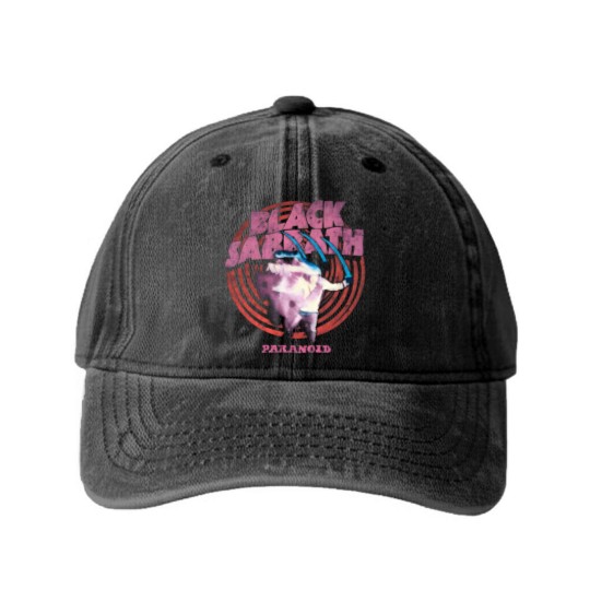 Discover BLACK SABBATH Paranoid Amplifier Washed Denim Baseball Caps