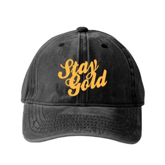 Discover Stay Gold - Outsiders Washed Denim Baseball Caps
