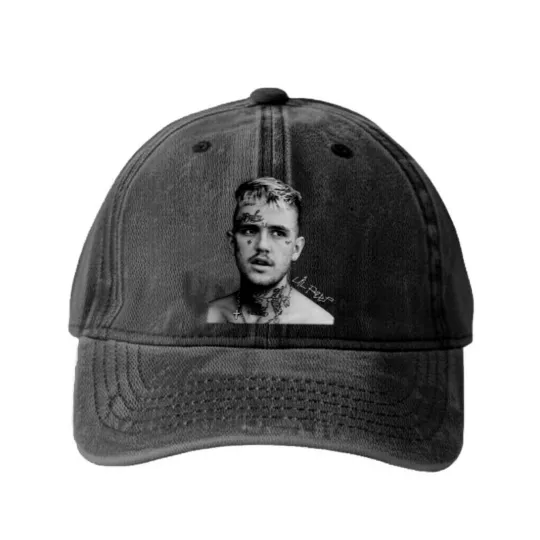 Discover Lil Peep Washed Denim Baseball Caps, Hip Hop Washed Denim Baseball Caps, Rappers Washed Denim Baseball Caps, Cry Baby Washed Denim Baseball Caps, Lil Peep Merch