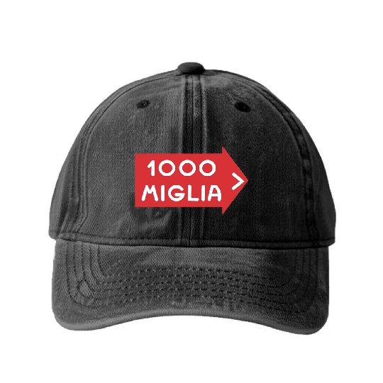 Discover Mille Miglia Washed Denim Baseball Caps