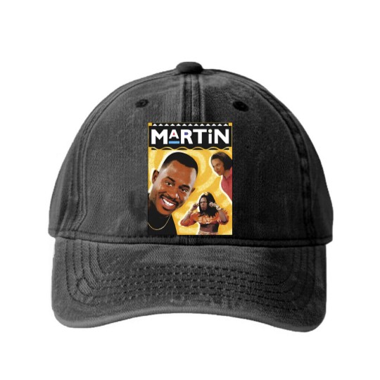 Discover Who Stole My Cd Player - Martin Show - Washed Denim Baseball Caps
