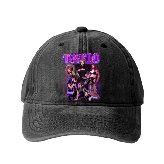 Discover Vintage Tove Lo 90s Washed Denim Baseball Caps, Tove Lo Bootleg Washed Denim Baseball Caps