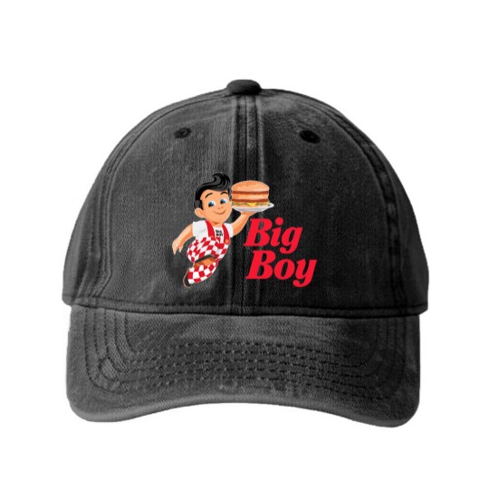 Discover Bobs Big Boy Washed Denim Baseball Caps