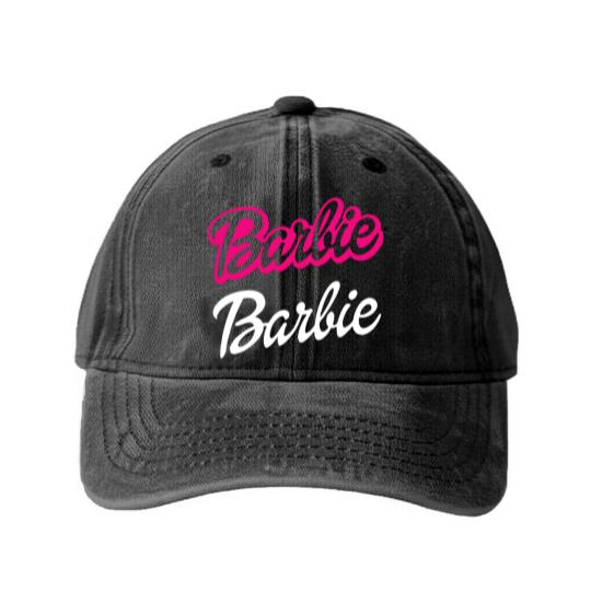 Discover Barbie Washed Denim Baseball Caps, Barbie Movie 2023 Washed Denim Baseball Caps, Party Girls Washed Denim Baseball Caps, Doll Baby Girl, Birthday