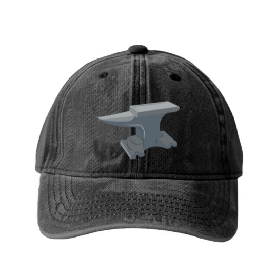 Discover Blacksmith Anvil Washed Denim Baseball Caps