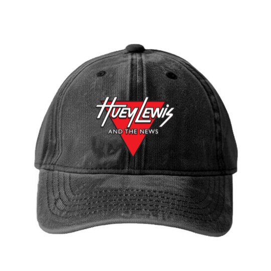 Discover Huey Lewis & the News Washed Denim Baseball Caps