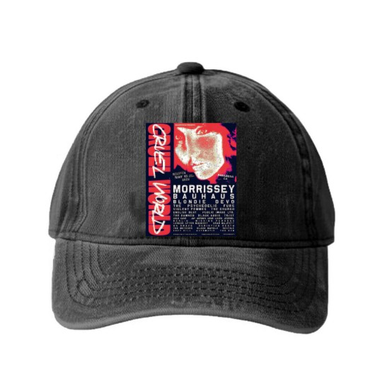 Discover cruel world festival 2022 v2 Washed Denim Baseball Caps