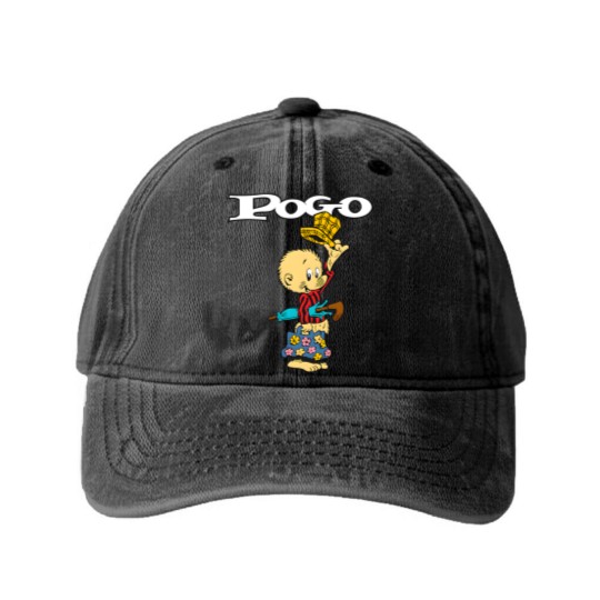 Discover POGO POSSUM Washed Denim Baseball Caps