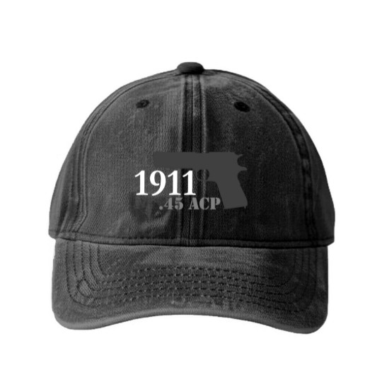 Discover Colt .45 1911 Washed Denim Baseball Caps