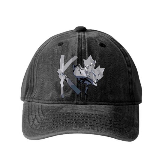 Discover Wrestling Entertainment Kevin Owens K Canada Maple Leaf Washed Denim Baseball Caps