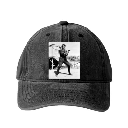Discover Clint Eastwood Washed Denim Baseball Caps