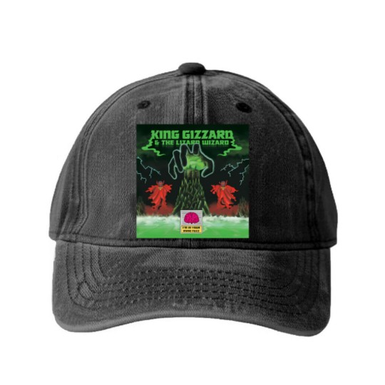 Discover King Gizzard Amp The Lizard Wizard - Ix27M In Your Mind Fuzz Washed Denim Baseball Caps