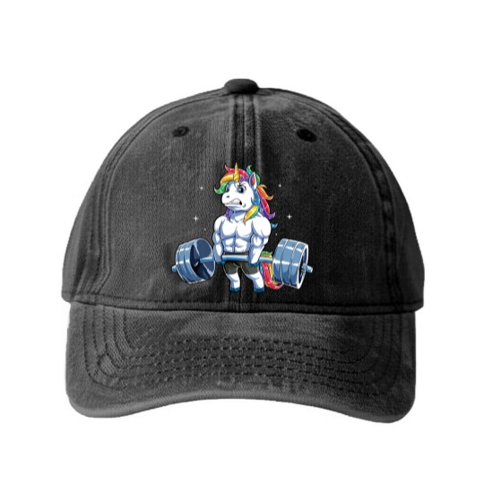 Discover Unicorn Weightlifting Washed Denim Baseball Caps, Unicorn Washed Denim Baseball Caps, Unicorn Gifts, Gym Washed Denim Baseball Caps, Workout Washed Denim Baseball Caps