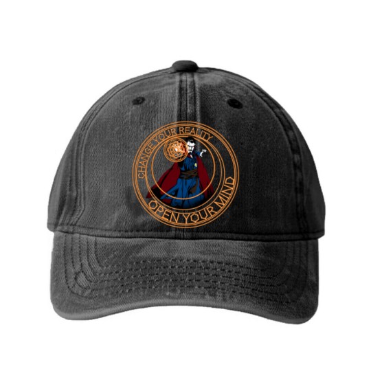 Discover Dr.Strange Magic Circle  Perfect Gift For you and friends Washed Denim Baseball Caps