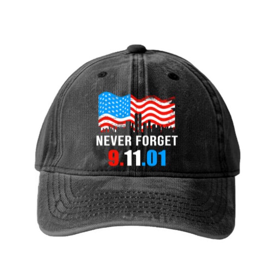 Discover patriot day 9 11 Washed Denim Baseball Caps