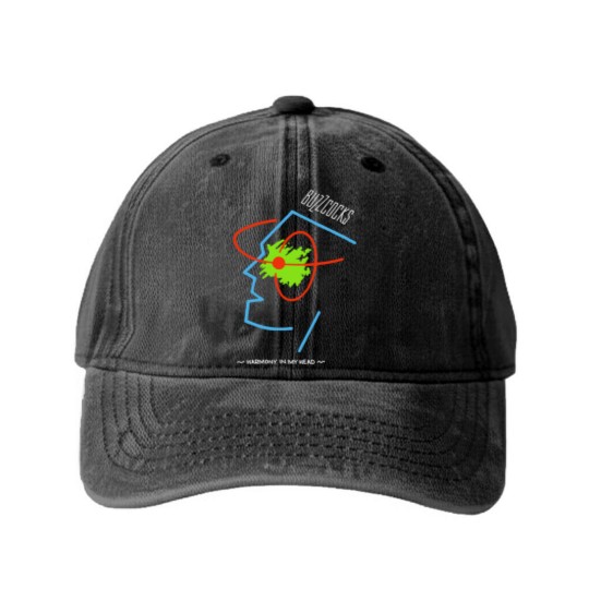 Discover Buzzcocks - Harmony In My Head Washed Denim Baseball Caps