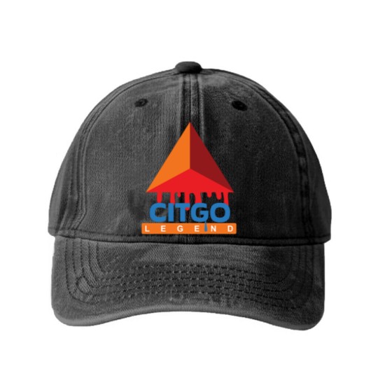Discover CITGO legend Washed Denim Baseball Caps
