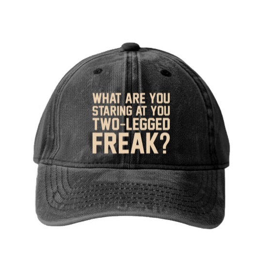 Discover Funny Leg Amputee Double Amputee(1) Washed Denim Baseball Caps