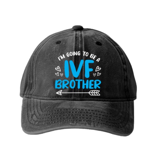 Discover IVF Brother Transfer Day Embabies Embryo Washed Denim Baseball Caps