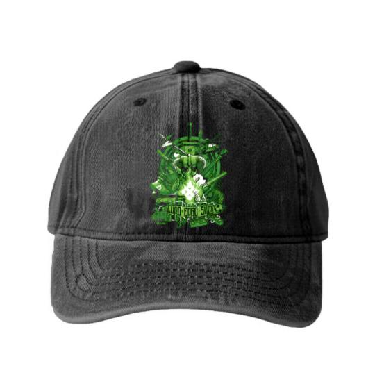 Discover Ludo Ergo Sum - Pop Culture - Washed Denim Baseball Caps