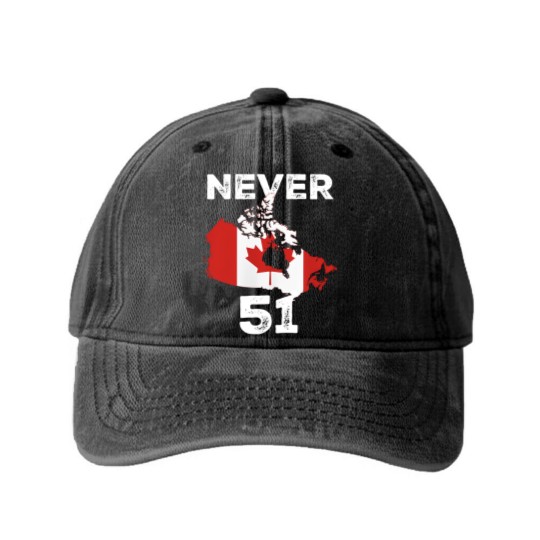 Discover NEVER 51 Washed Denim Baseball Caps, Canadians Washed Denim Baseball Caps Gift