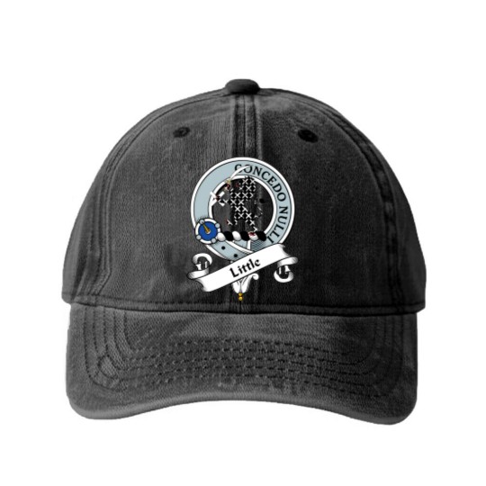Discover Little Clan Badge Washed Denim Baseball Caps