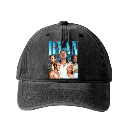 Discover RYAN GOSLING Washed Denim Baseball Caps, Ryan Gosling Washed Denim Baseball Caps, Ryan Gosling Washed Denim Baseball Caps