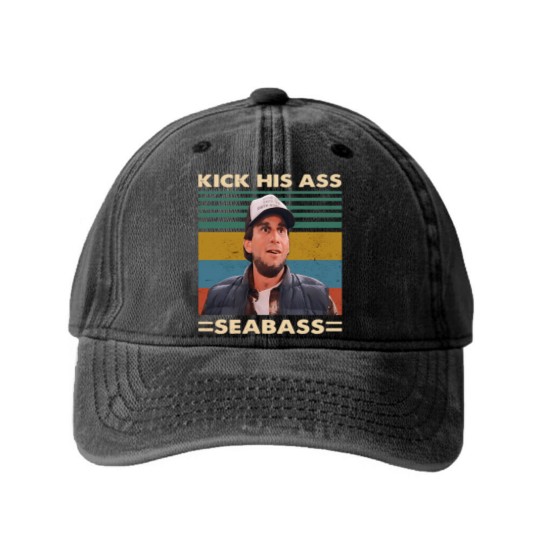 Discover Dumb And Dumber Kick His Asss Seabass Vintage Washed Denim Baseball Caps
