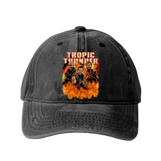 Discover Tropic thunder - Tropic Thunder - Washed Denim Baseball Caps