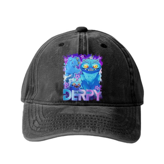 Discover Derpy Tiger Washed Denim Baseball Caps, Kpop Demon Hunters Washed Denim Baseball Caps, Kpop Huntrix Pin, Huntrix Washed Denim Baseball Caps