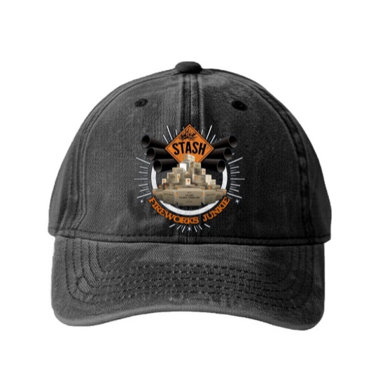 Discover Stash Fireworks Junkie - Fireworks - Washed Denim Baseball Caps