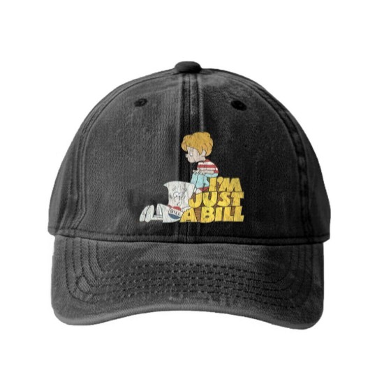 Discover I'm Just A Bill Aesthetic Washed Denim Baseball Caps