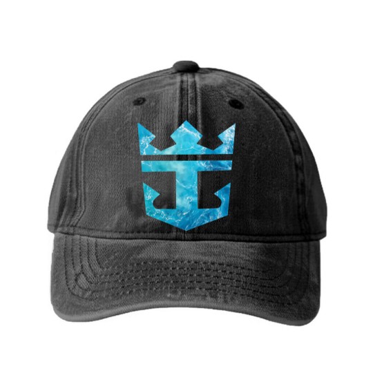 Discover Royal Caribbean Graphic Washed Denim Baseball Caps