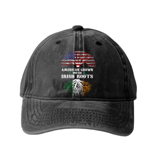 Discover American grown with Irish roots Washed Denim Baseball Caps