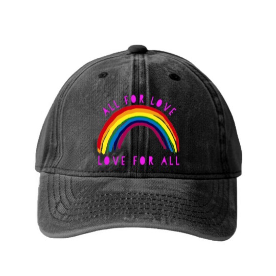 Discover Rainbow Rainbow Rainbow Rainbow Rainbow Rainbow Washed Denim Baseball Caps