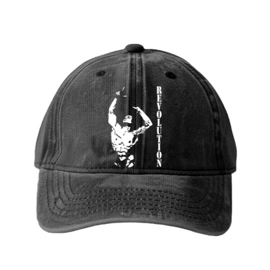 Discover Revolution zyzz Washed Denim Baseball Caps