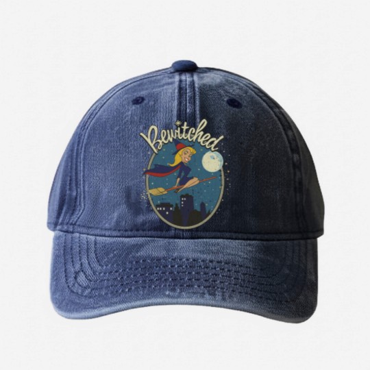Discover Bewitched 1964 - Witch - Washed Denim Baseball Caps
