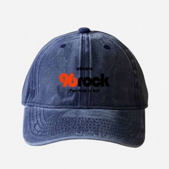 Discover 96 Rock Atlanta Light Gift Washed Denim Baseball Caps Washed Denim Baseball Caps