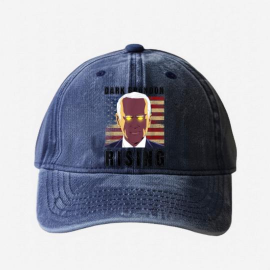 Discover Dark Brandon Rising Washed Denim Baseball Caps