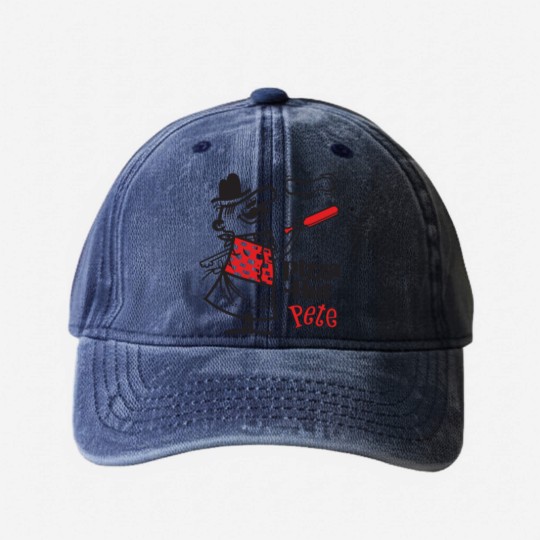 Discover Pizza Hut Pete - Light - Pizza Hut Pete - Washed Denim Baseball Caps