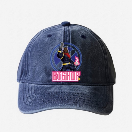Discover Lucas Bishop - Bishop - Washed Denim Baseball Caps