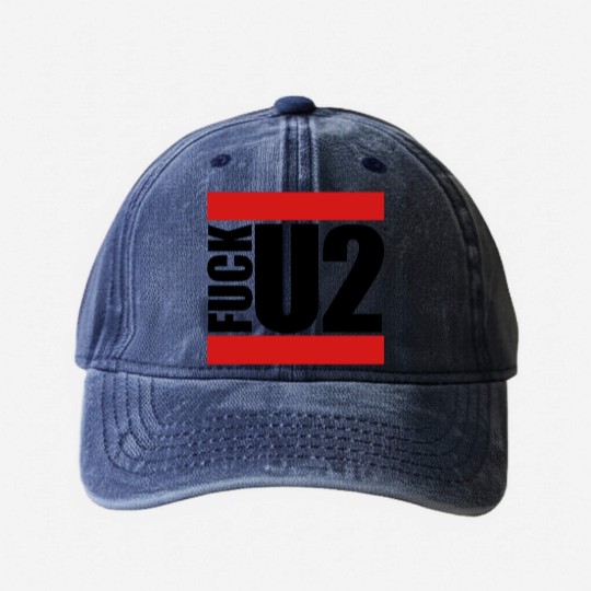 Discover Red middle finger sport colors stinkfinger show sy Washed Denim Baseball Caps