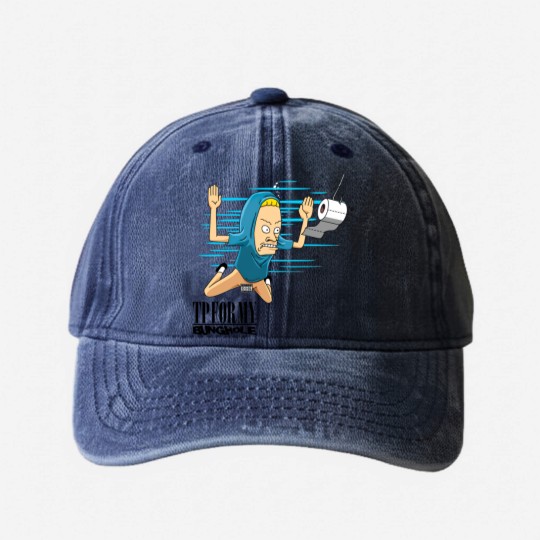 Discover TP For My Bunghole - Conrholio - Washed Denim Baseball Caps