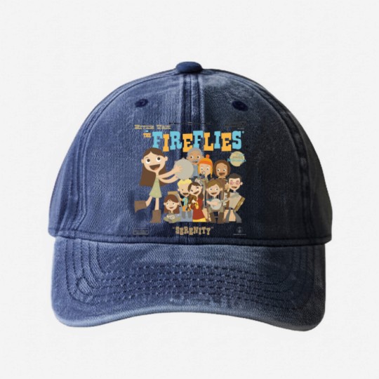 Discover River Tam & The Fireflies - Firefly - Washed Denim Baseball Caps