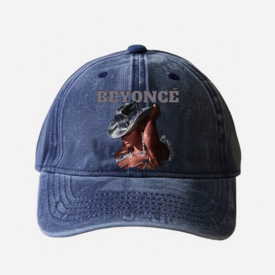 Discover Beyonce Paint Graphic Washed Denim Baseball Caps, Vintage Washed Denim Baseball Caps, Beyonce Renaissance Tour, Beyonce Tour Washed Denim Baseball Caps